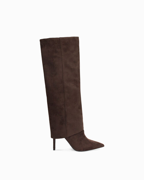 CHAUSSURES POUR FEMMES BOTTE MICRO MORO, DK BROWN