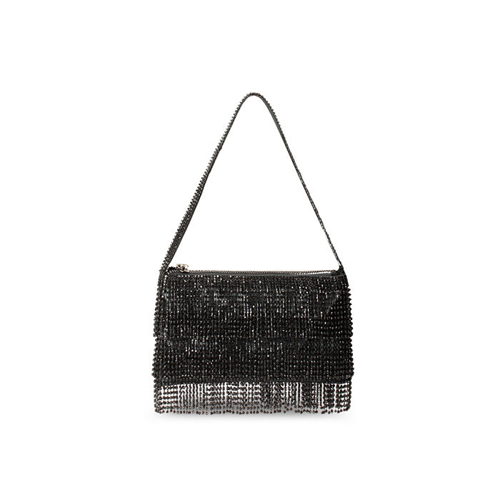 Mini bag nera con pietre - Primadonna Collection
