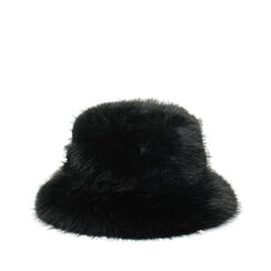 Chapeau noir en fourrure synthétique pour une élégance intemporelle, Primadonna, 261931303FUNEROUNI, 001a