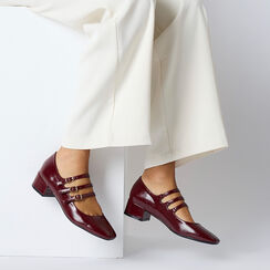 Décolleté bordeaux con tacco di 4 cm, Primadonna, 264962701EUBORD039, 002 preview