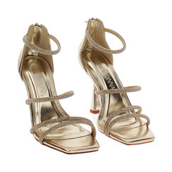Sandales dor&eacute;es avec talon de 9,5 cm, Primadonna, 274912910LPOROG035, 003 preview
