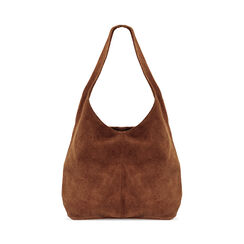 Borsa a spalla di camoscio testa di moro, Primadonna, 260802577CMMOROUNI, 004 preview