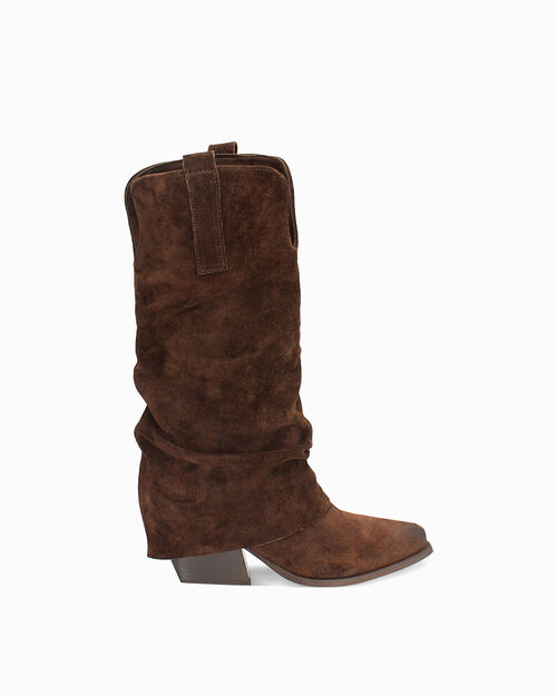 Bota de gamuza azul noche, DK BROWN