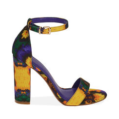 Sandalias tie-dye verde, tacón 10,5 cm, Primadonna, 192706086RSVIGI037, 001a