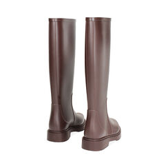 Bottes en PVC brun foncé avec semelle confortable, Primadonna, 260957002PVMORO036, 004 preview