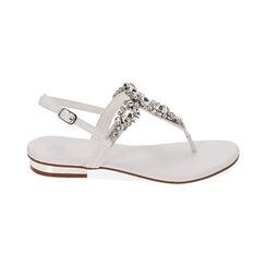 Sandali infradito bianchi, Primadonna, 214909918EPBIAN035, 001 preview