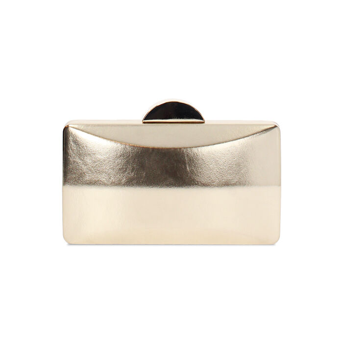 Pochette femme or en laminé, Primadonna, 255109704LMOROGUNI