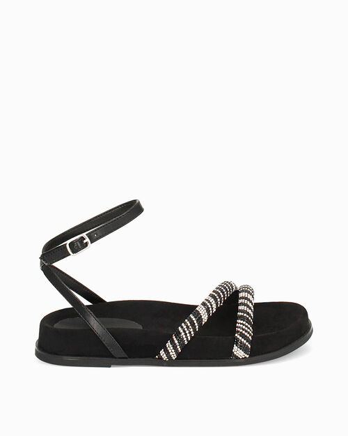 ZAPATOS BIRKENSTOCK MICROFIBRA PIEDRAS N, BLACK