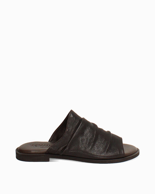 BOTAS DE LLUVIA FLAT PIEL LAVADA MORO, DK BROWN