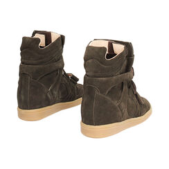 Sneakers in camoscio testa di moro, Primadonna, 263455010CMMORO038, 004 preview
