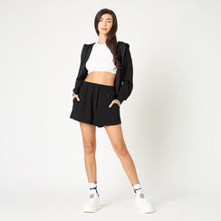 Short de mujer negro en tejido, Primadonna, 25L200119TSNEROL, 002a