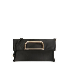 BAG POCHETTE RASO NERO, Primadonna, 215108714RSNEROUNI, 001a