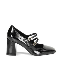 CALZATURA DECOLLETE' NAPLACK NERO, 224914902NPNERO037, 001a