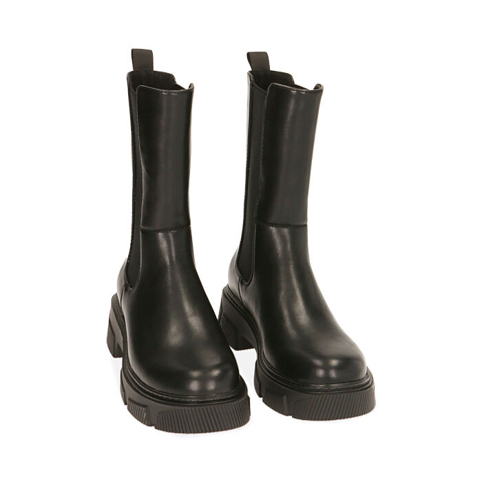 Bottines noires on sale talon 4 cm