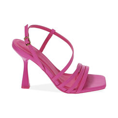 Sandali fucsia, tacco 9,5 cm, Primadonna, 214912902EPFUCS036, 001 preview