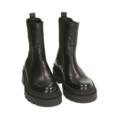 Chelsea boots neri in pelle, Primadonna, 207743801PENERO036, 002 preview
