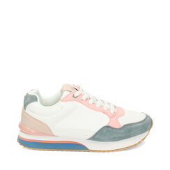 Sneakers bianco rosa, Primadonna, 23O708352TSBIRA035, 001a