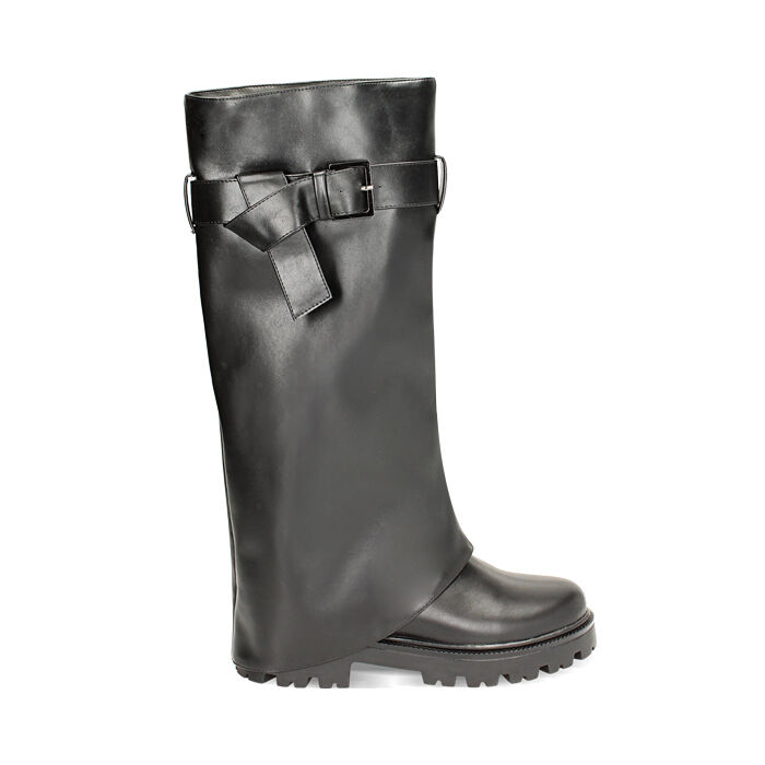 Botte biker noire haute, Primadonna, 244954361EPNERO035