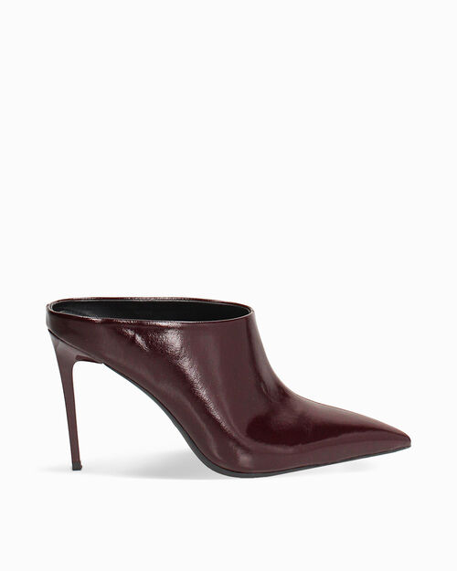 Sabot bordeaux tacco 10 cm, BURGUNDY
