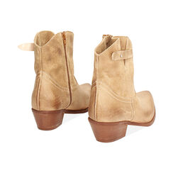 BOOTS RAIN DEMI-BOOT TEXAN SUEDE TAUP, Primadonna, 273435602CMTAUP036, 003 preview