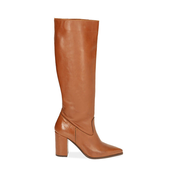 Stivali tacco alto donna cuoio - pelle | Barca Stores