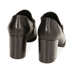 WOMEN SHOES MOCASSINS LEATHER NERO, Primadonna, 22L923007PENERO035, 003 preview