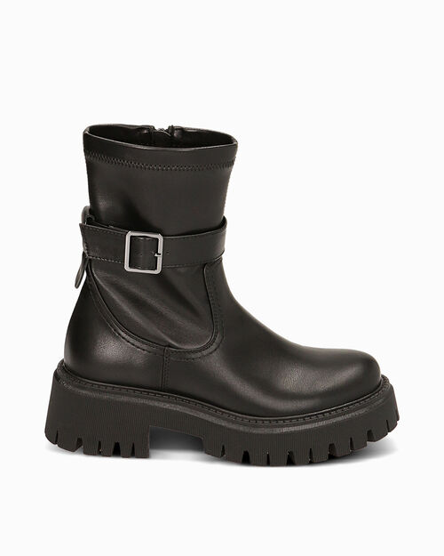 ZAPATOS BIKER SINTETICO NERO, BLACK