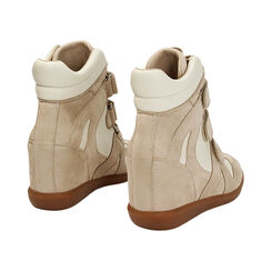 Sneakers beige tacco 7 cm, Primadonna, 270625801MFBEIG037, 004 preview