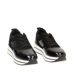 Sneakers nere, Primadonna, 242813028EPNERO036, 002a