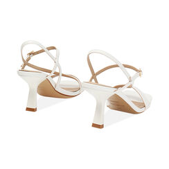 Sandale à talon femme blanche moderne, Primadonna, 252137807EPBIAN035, 004 preview