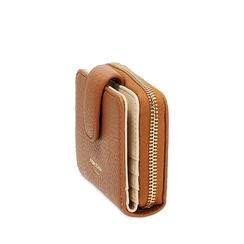 Cartera mujer cognac pequeña, Primadonna, 255700502EPCOGNUNI, 002a