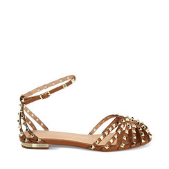 Ballerine slingback donna cognac, Primadonna, 25G472056EPCOGN035, 001a