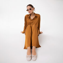 Ballerine panna con dettaglio intrecciato, Primadonna, 254986902EIPANN035, 002a