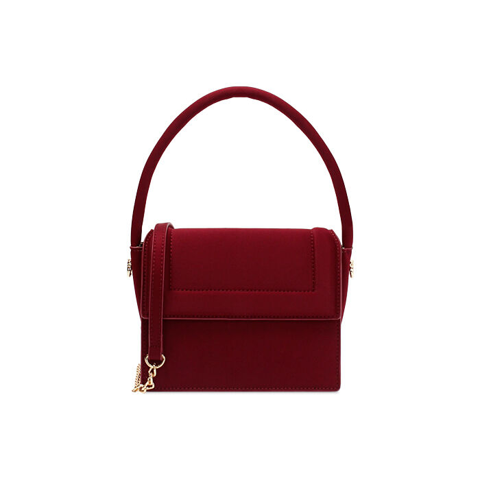 Mini bolsa mujer burdeos en tejido, Primadonna, 255130057LYBORDUNI
