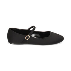 Ballerine nere in tessuto, Primadonna, 234988011LYNERO035, 001 preview