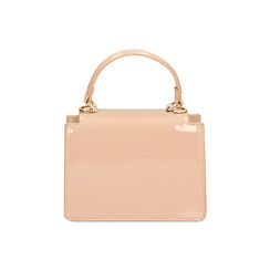 Minibag nude piccola in vernice, Primadonna, 235125430VENUDEUNI, 003 preview