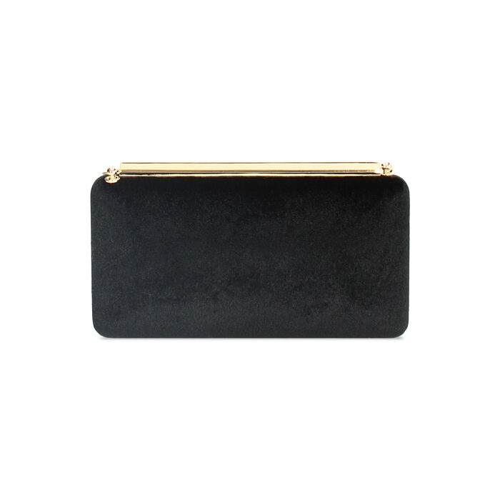 Clutch negro de terciopelo, Special Price, 245109999VLNEROUNI