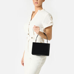 Mini bag donna nera in vernice, Primadonna, 255126041VENEROUNI, 002 preview