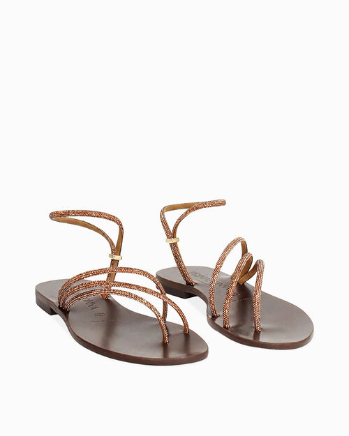 BOTAS DE LLUVIA FLAT MICROFIBRA PIEDRAS, DK BROWN