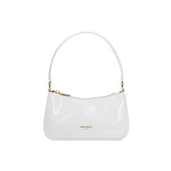 Mini bag bianca con tracolla removibile, Primadonna, 275130169VEBIANUNI, 001 preview