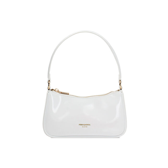 Mini bag bianca con tracolla removibile, Primadonna, 275130169VEBIANUNI