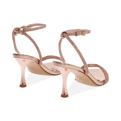 Sandales rose-dor&eacute; talon 7,5 cm, Primadonna, 274979237LPRAOR035, 004 preview