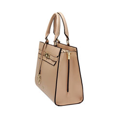 Bolso de mano beige con bandolera removible, Bolsos, 275700519EPBEIGUNI, 003 preview