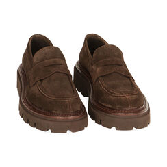 WOMEN SHOES MOCASSINS SUEDE MORO, Primadonna, 22S211309CMMORO036, 002 preview