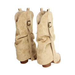 Botas texanas arena tac&oacute;n 9 cm, Zapatos, 273063906MFSABB035, 004 preview