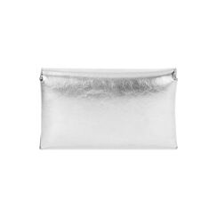 Bolso de mujer bandolera en color plata laminado con piedras, Primadonna, 255124695LPARGEUNI, 004 preview