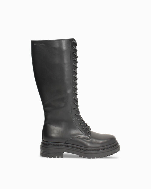 Anfibi neri con gambale alto, BLACK