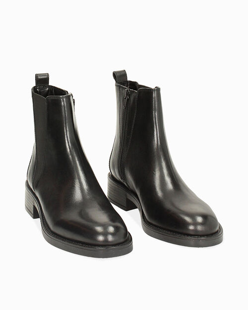 Beatles neri in pelle classici, BLACK