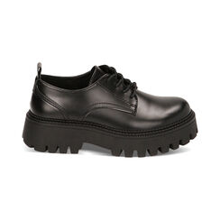 WOMEN SHOES OXFORD SYNTHETIC-ABRADED NER, Primadonna, 227528983ABNERO039, 001 preview