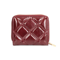 Portefeuille bordeaux brillant avec détails élégants, Primadonna, 265102407EUBORDUNI, 004 preview